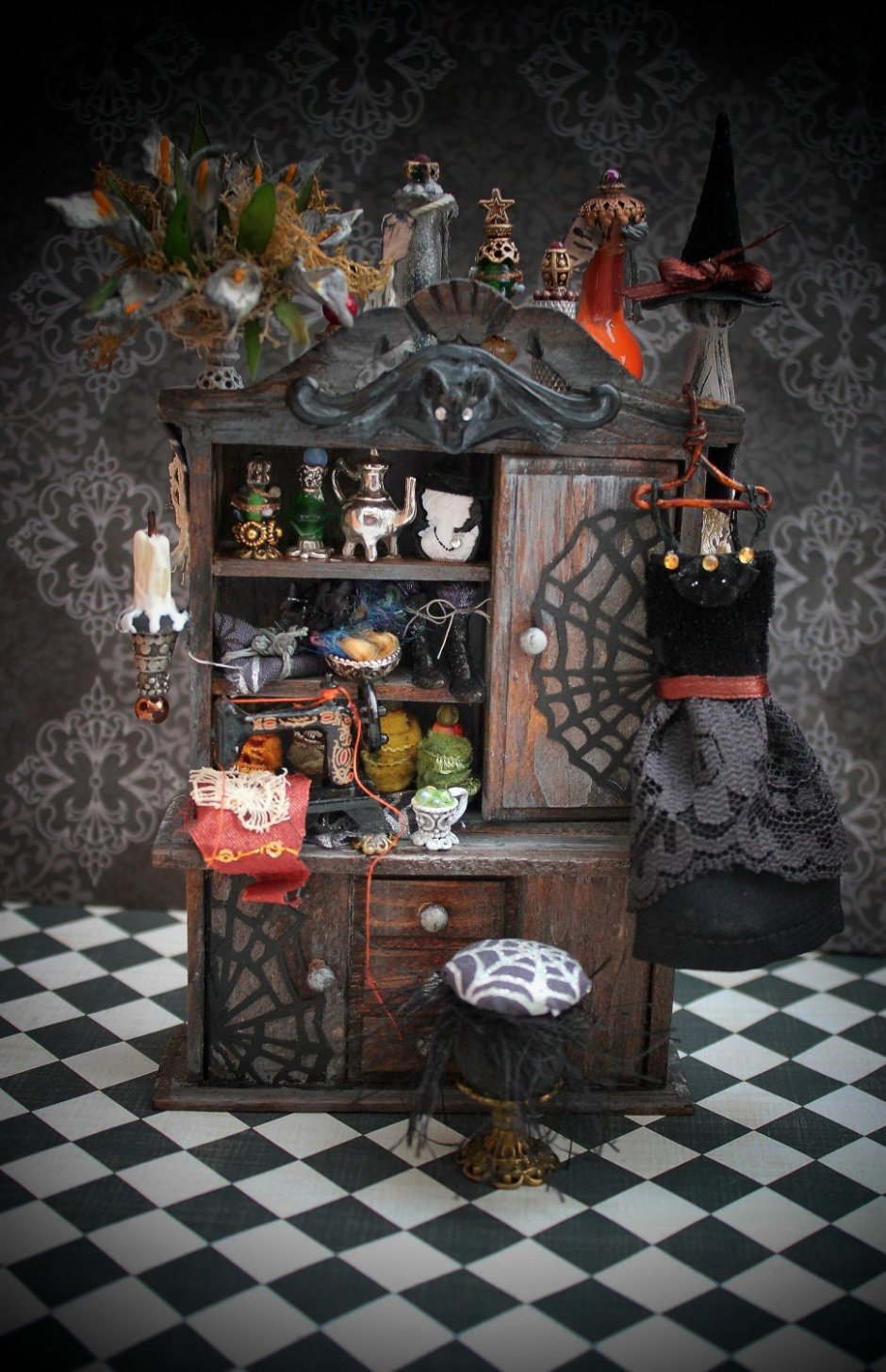 Будуар Викторианская Готика интерьер