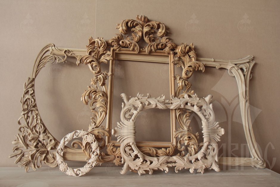 Резьба по дереву зеркало