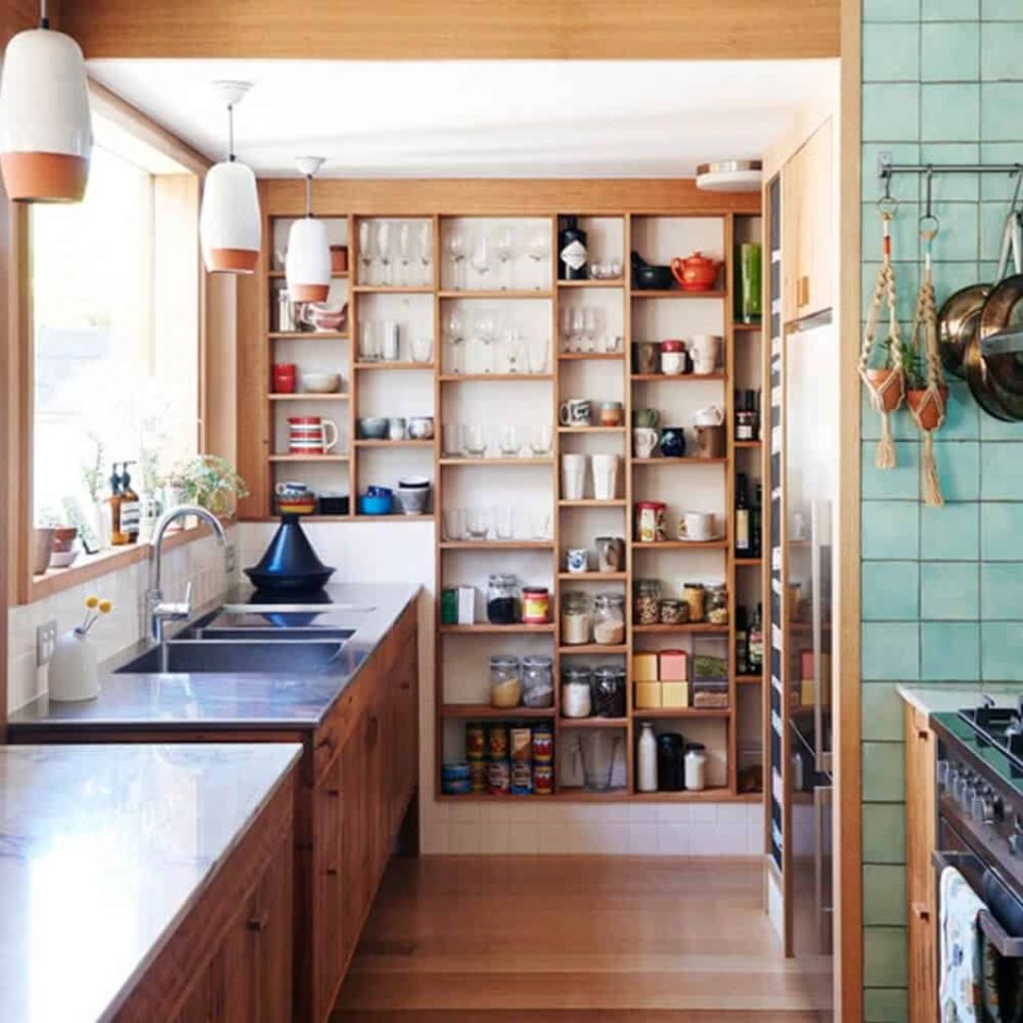 Узкие полки для кухни