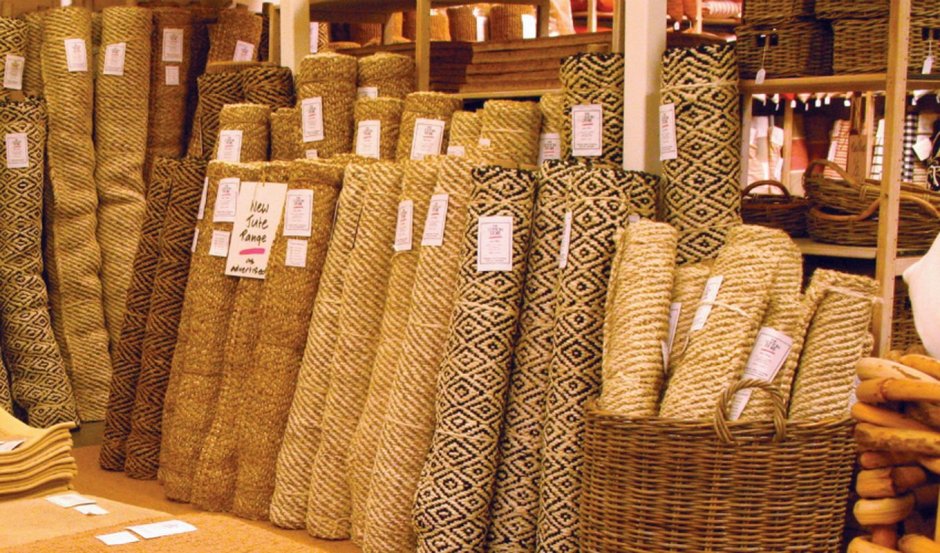 Придверный коврик джут Сканди