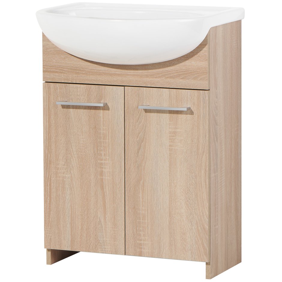 Акваль Афина 55 (55.00.00.n), умывальник Люкс-стиль-т-л 55