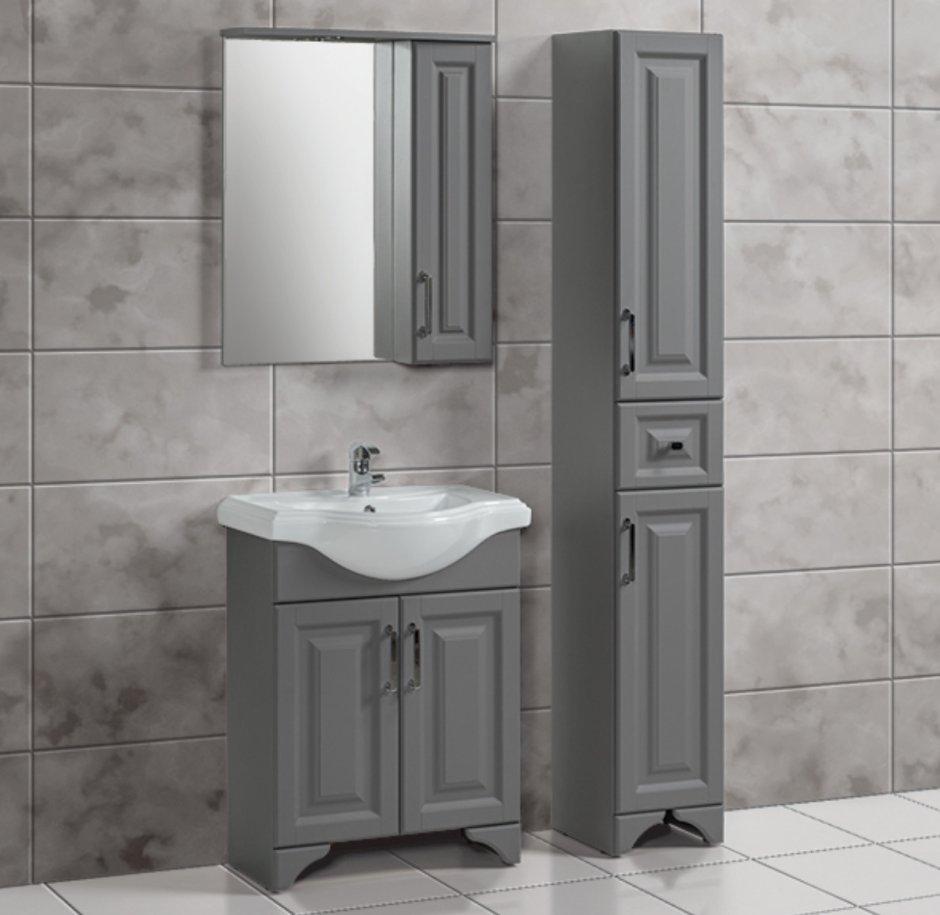 Шкаф-пенал для ванной Акваль Афина 30