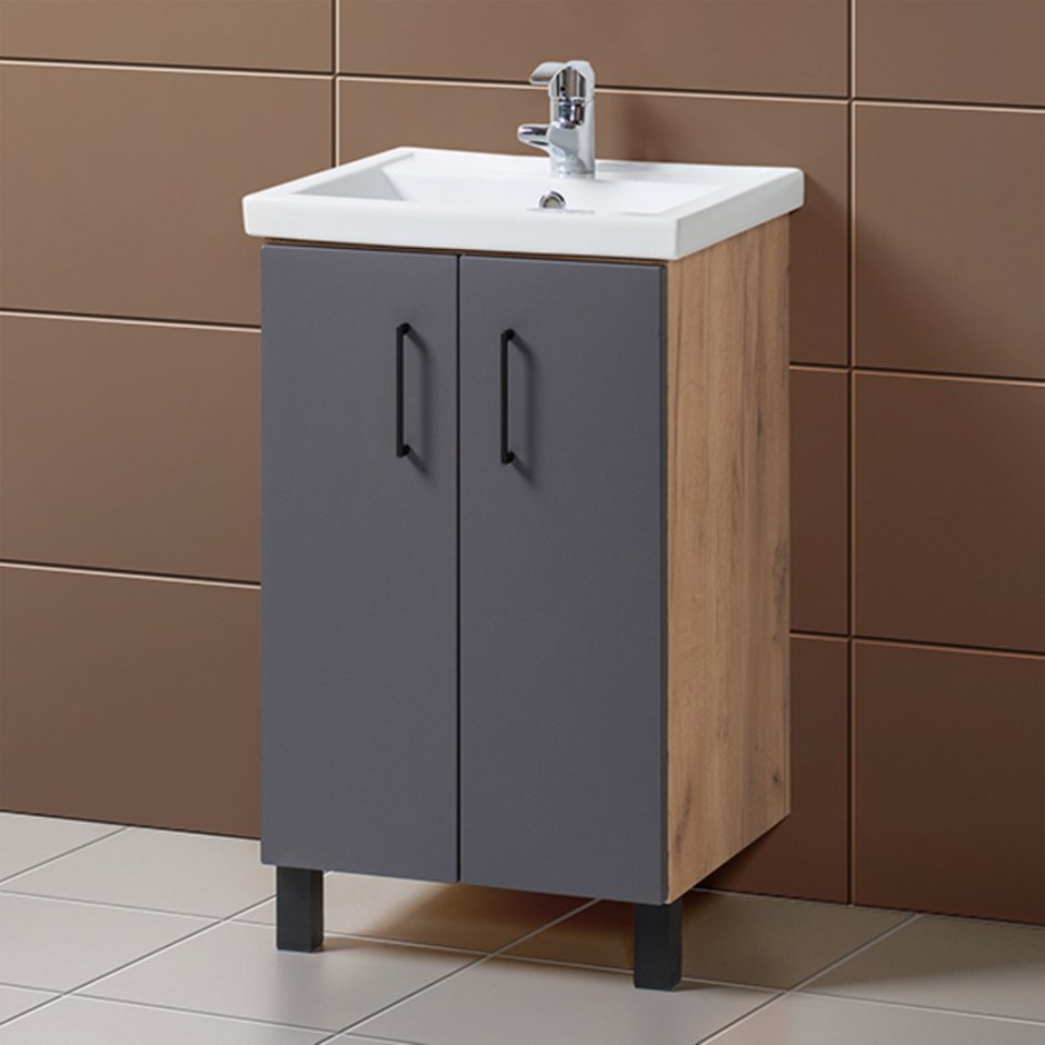 Тумба без раковины напольная Акваль Милана 50 см