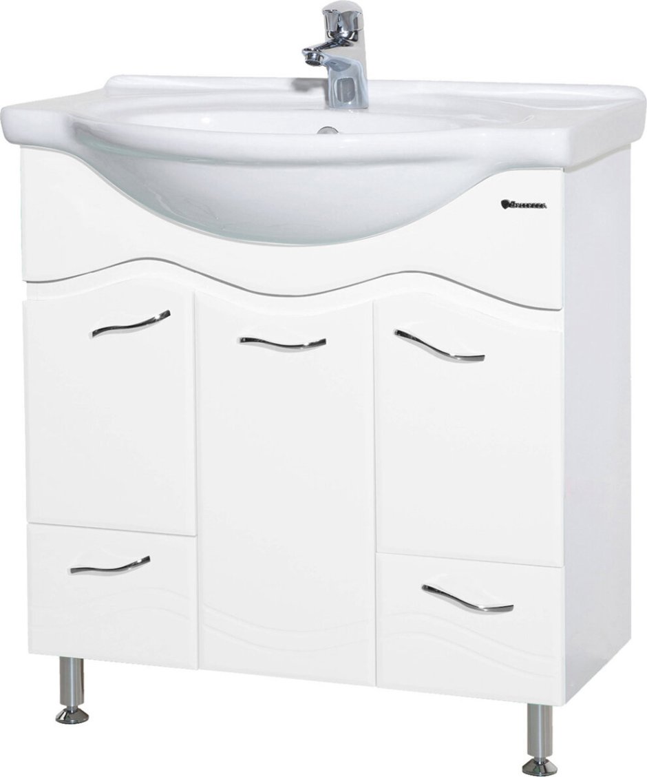 Тумба напольная Акваль Анна 70 см белая