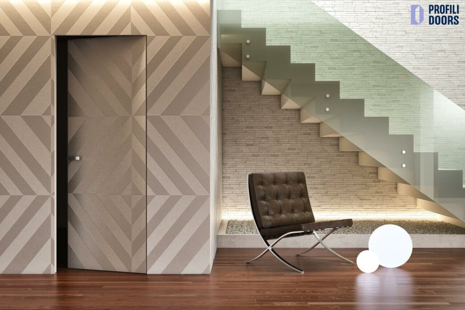 Невидимые двери в интерьере