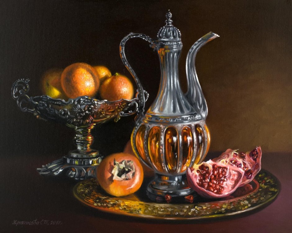 Кувшин с фруктами