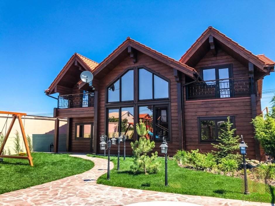 КЛМ арт дома из клееного бруса