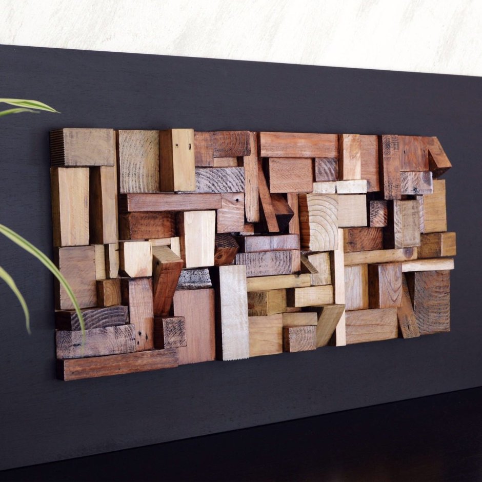 Скандинавское панно из дерева