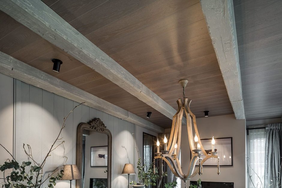 Подсветка потолочных балок