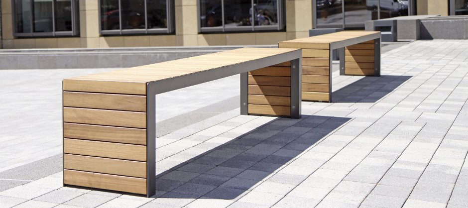 Оригинальные уличные скамейки