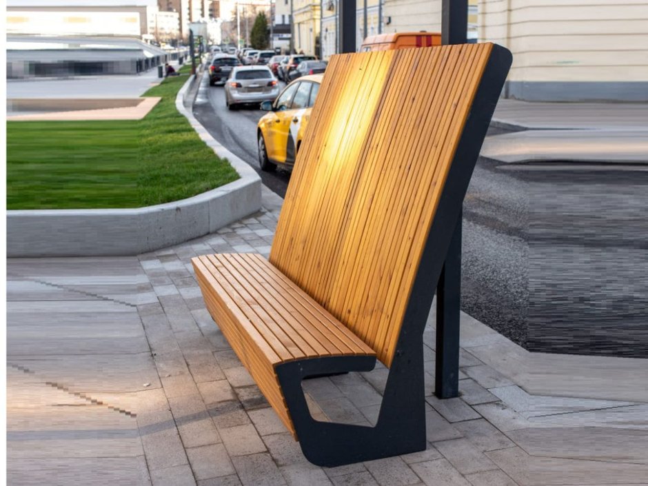 Скамейка Глория со спинкой