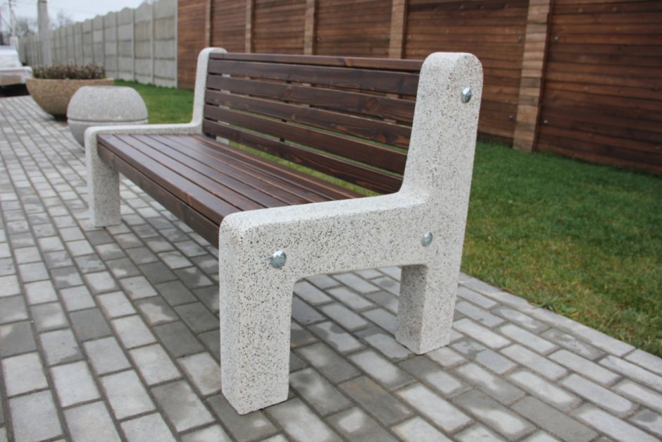 Круглый деревянный настил