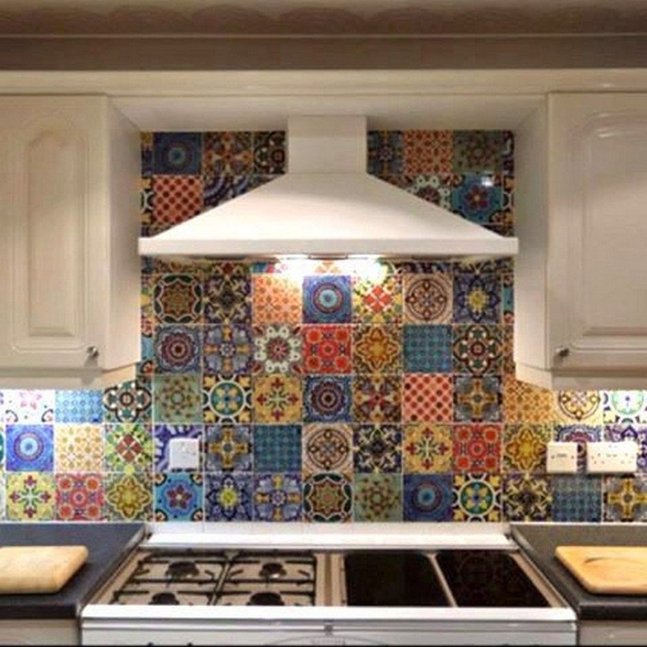Марокканская плитка в интерьере кухни