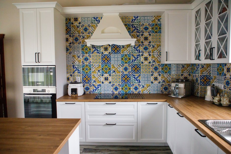 Фартук пэчворк для кухни