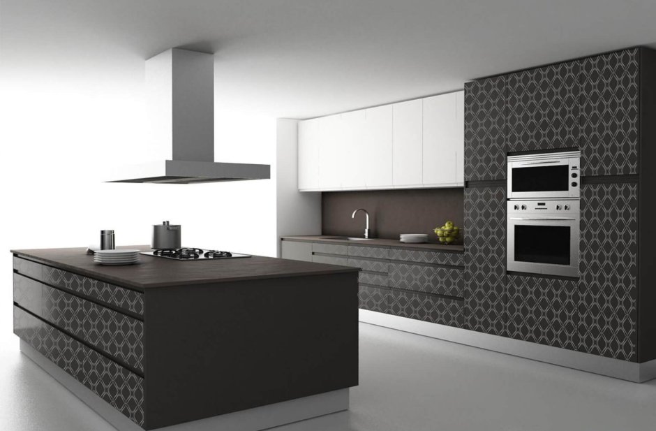 Черный графит Эггер кухни