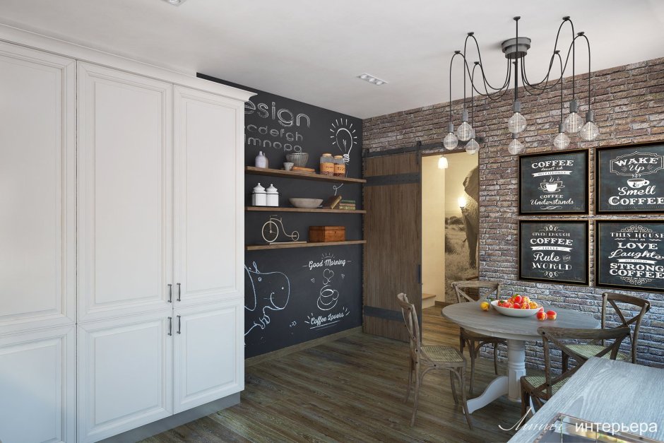 Кухня ева белый софт-графит