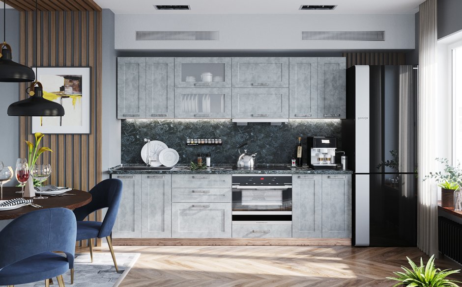 Кухня без ручек