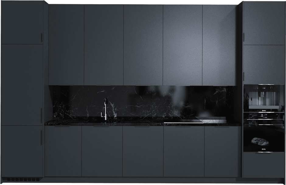 Грифельная доска в интерьере кухни Сканди