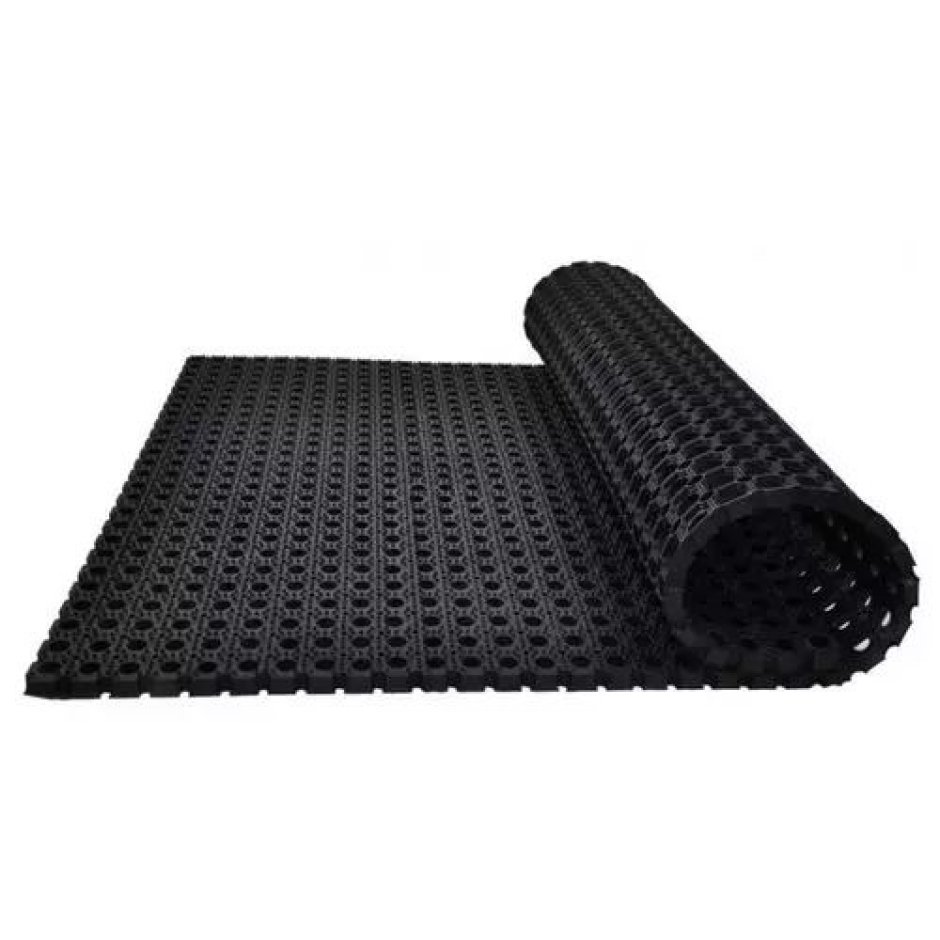 Ячеистый грязесборный грязезащитный резиновый коврик 1200 на 800 мм