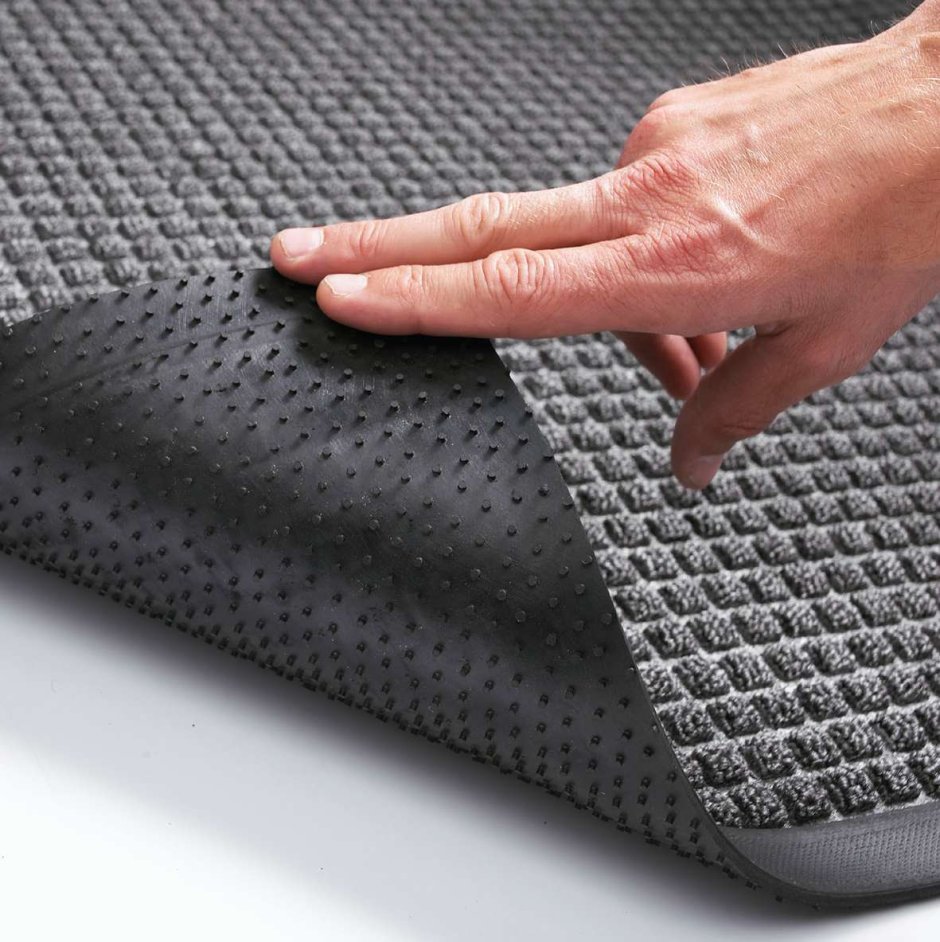 Коврик в прихожую зеленый