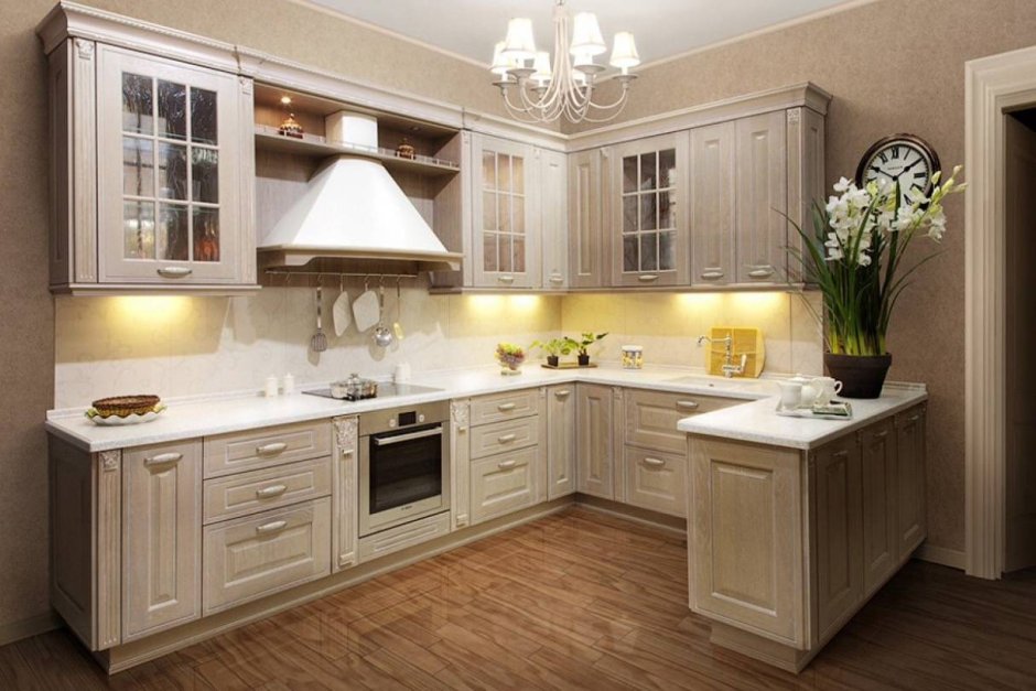 Кухня Лира МДФ ольха