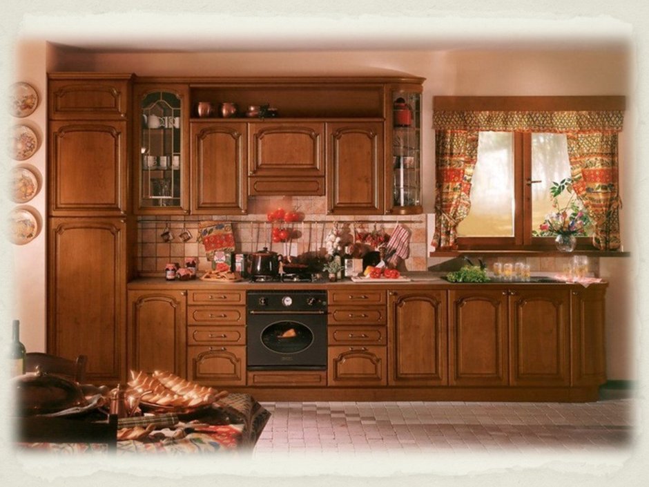 Кухонный гарнитур 1,8м цвет Лилия патина