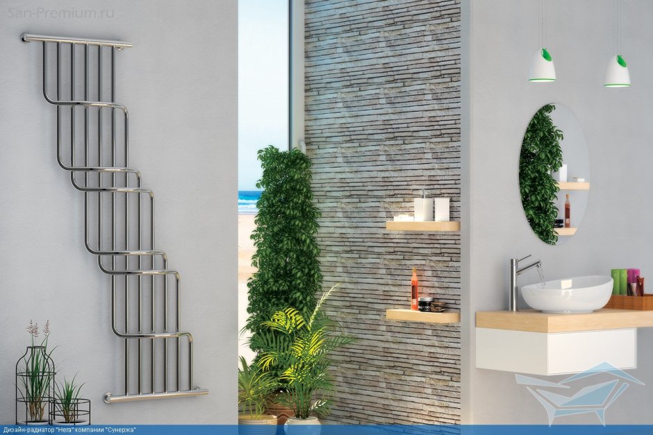 Экран для батареи в ванной