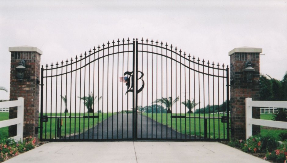 Ворота с калиткой "усадьба "