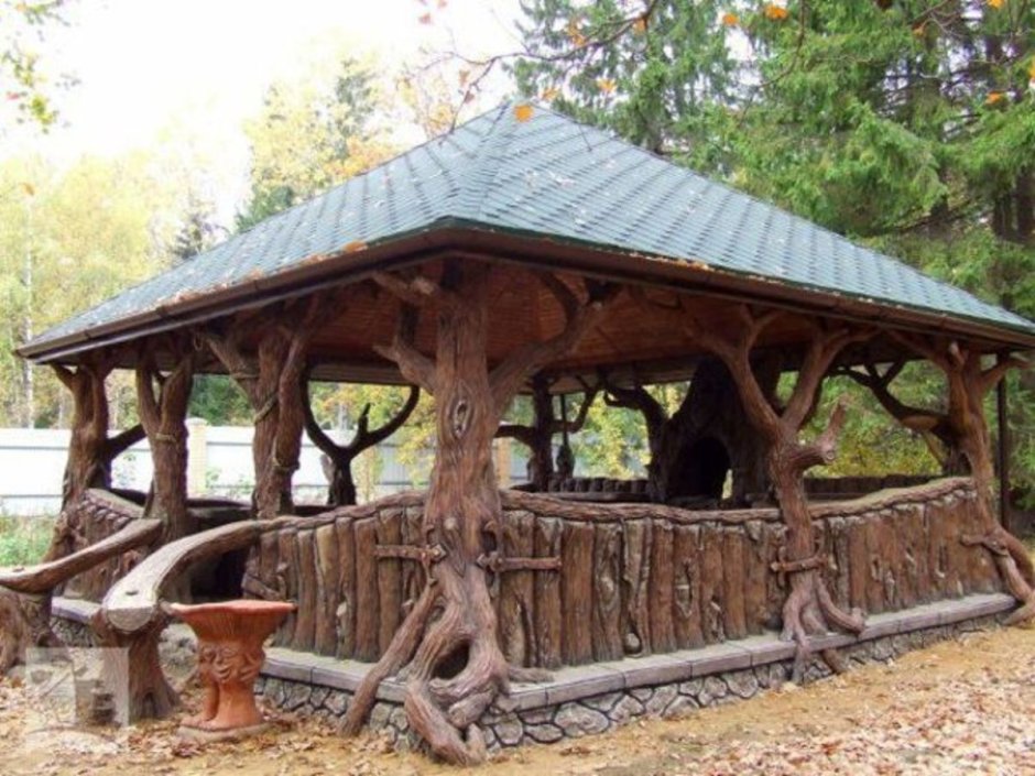 Красивые деревянные веранды