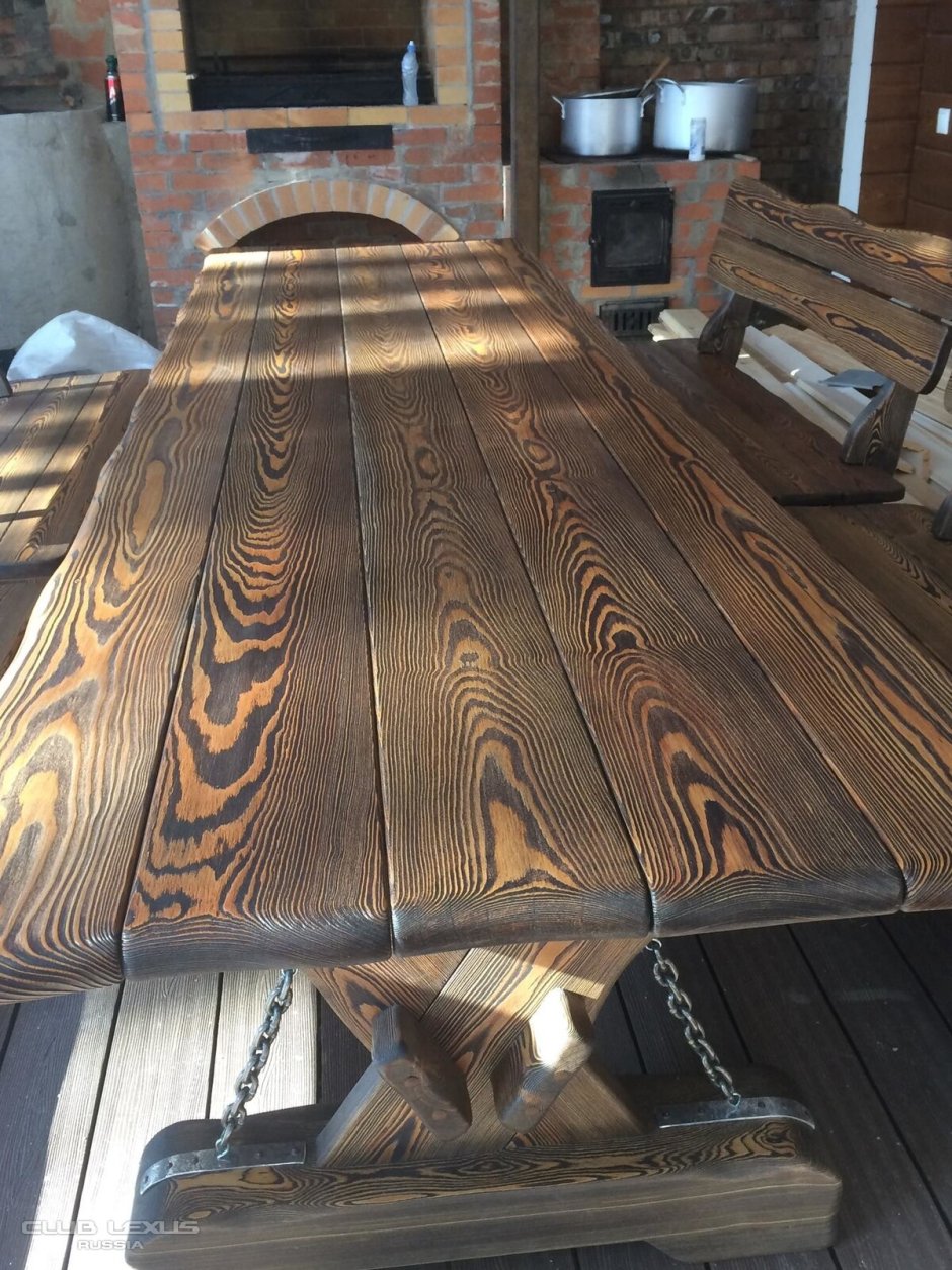 Навес над бассейном из дерева