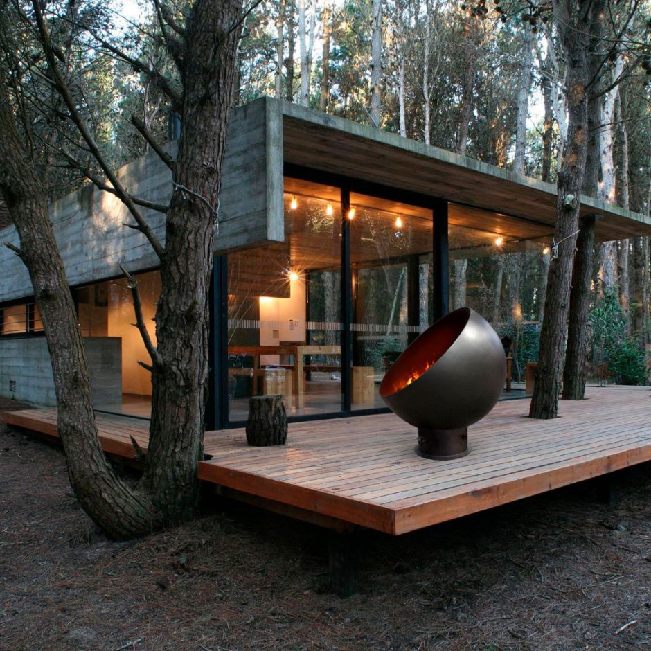 Беседка из кругляка