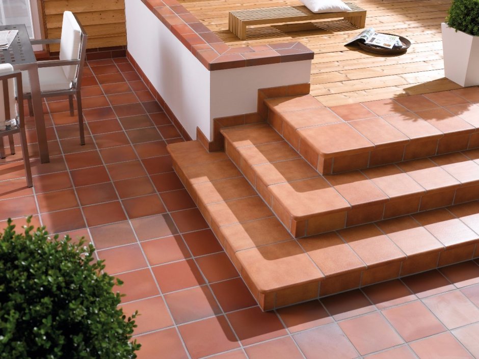 Фельдхаус клинкерные ступени