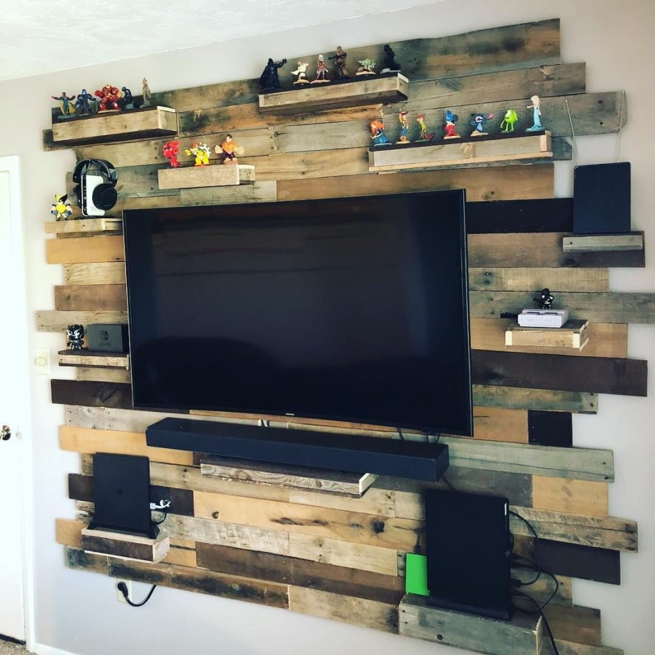Подставка для телевизора из поддонов