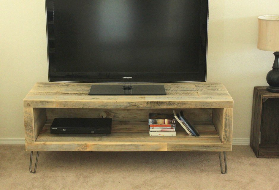 Подставка под телевизор из дерева