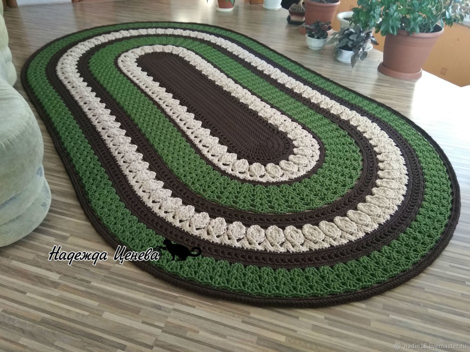 Ковер овальный 2х5 Ностальжи