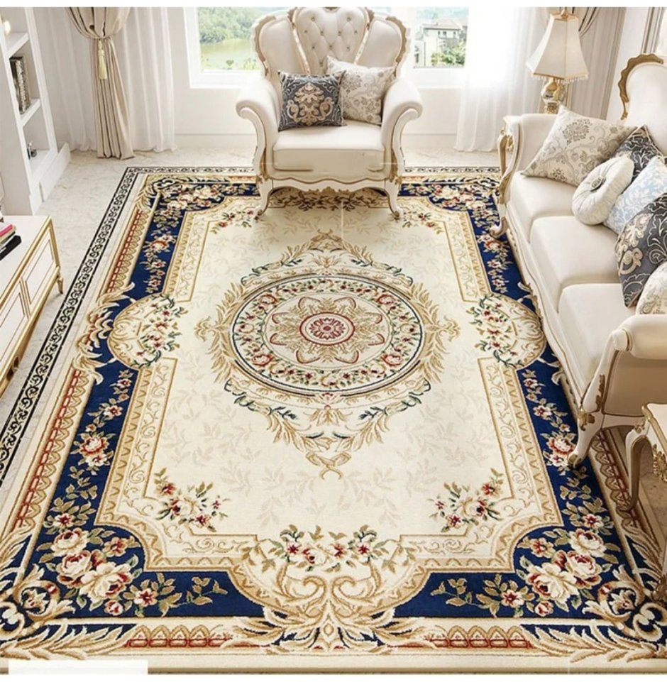 Овальные ковры в интерьере