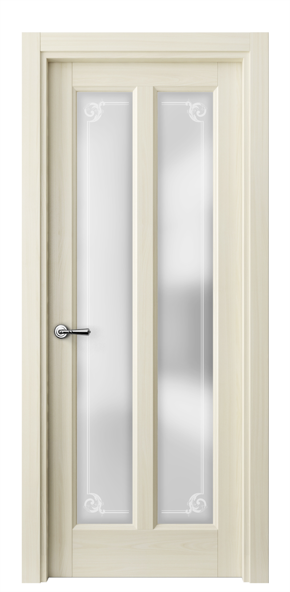 Дверь Сканди 2 ПГ эмаль белая