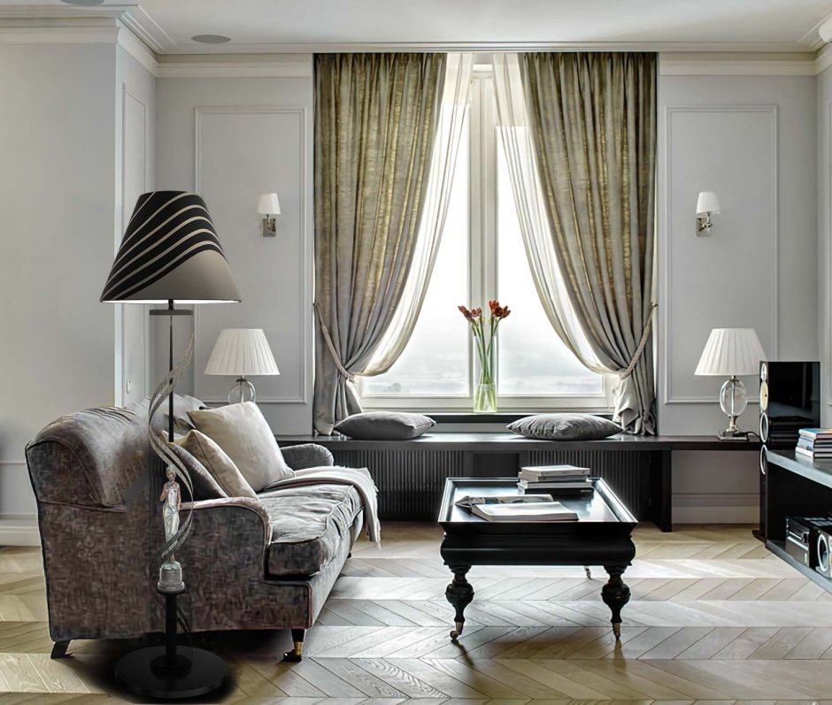 Шторы в интерьере