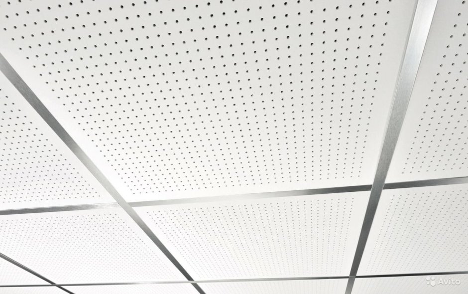 Кассета Албес 600x600 ар 600a6 белая перфорированная