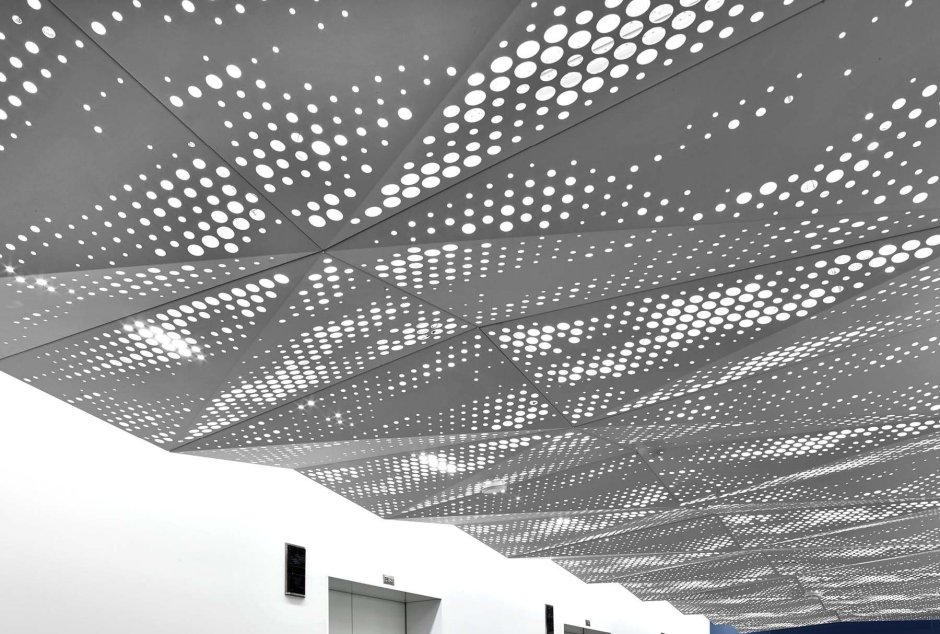 Потолочные плиты с перфорацией Scala 1200x600