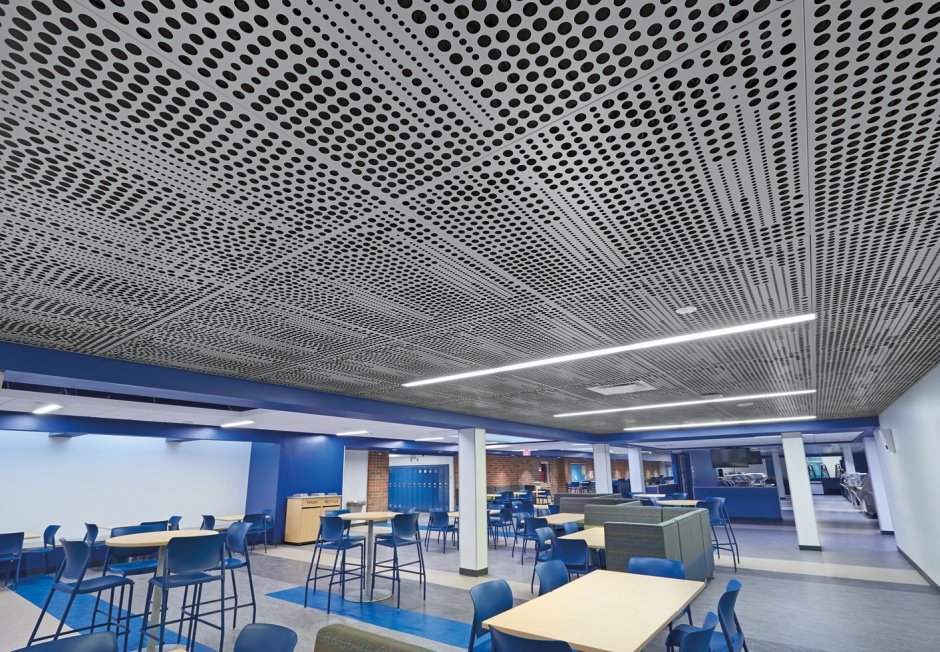 Потолок Армстронг металлический 600х600 перфорированный