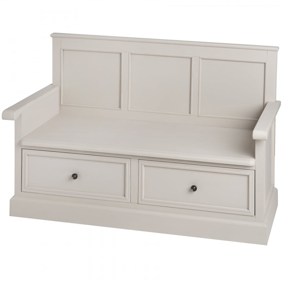 Лавка с выдвижными ящиками