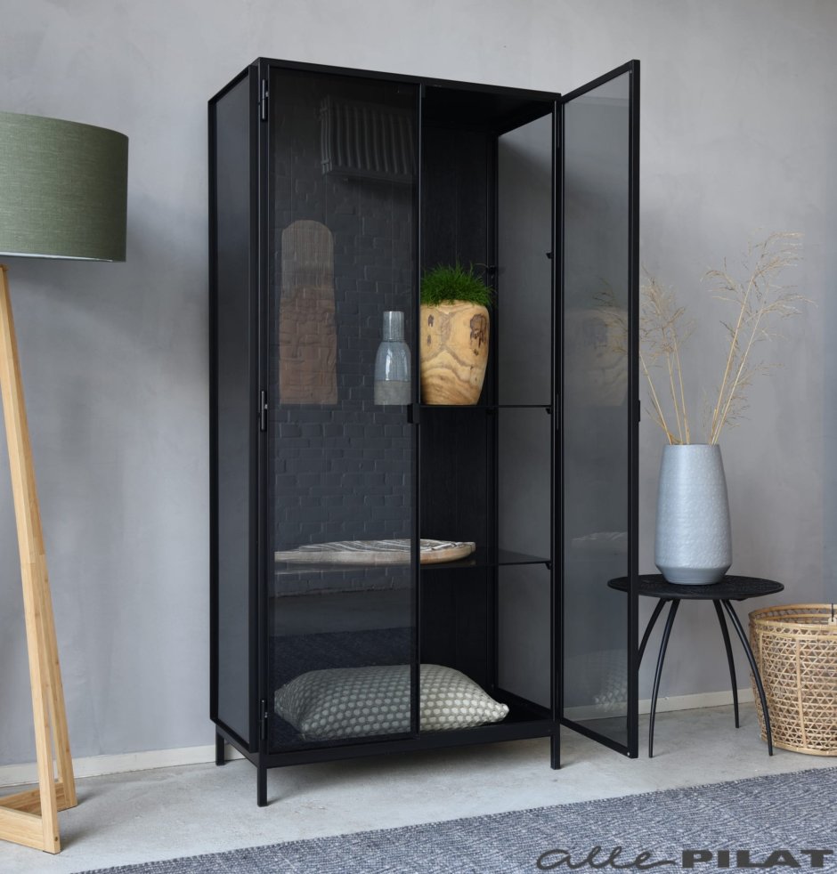 Шкаф лофт с сеткой