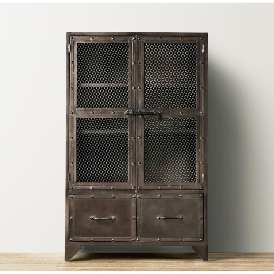 Индастриал мебель шкаф металл