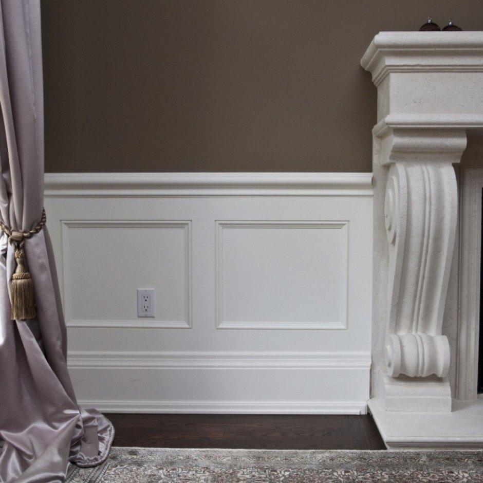 Гипсовые рамки на стенах