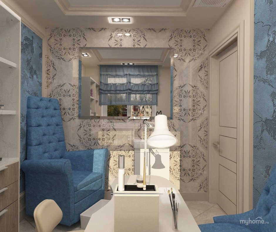 Проект маникюрного кабинета на 18кв