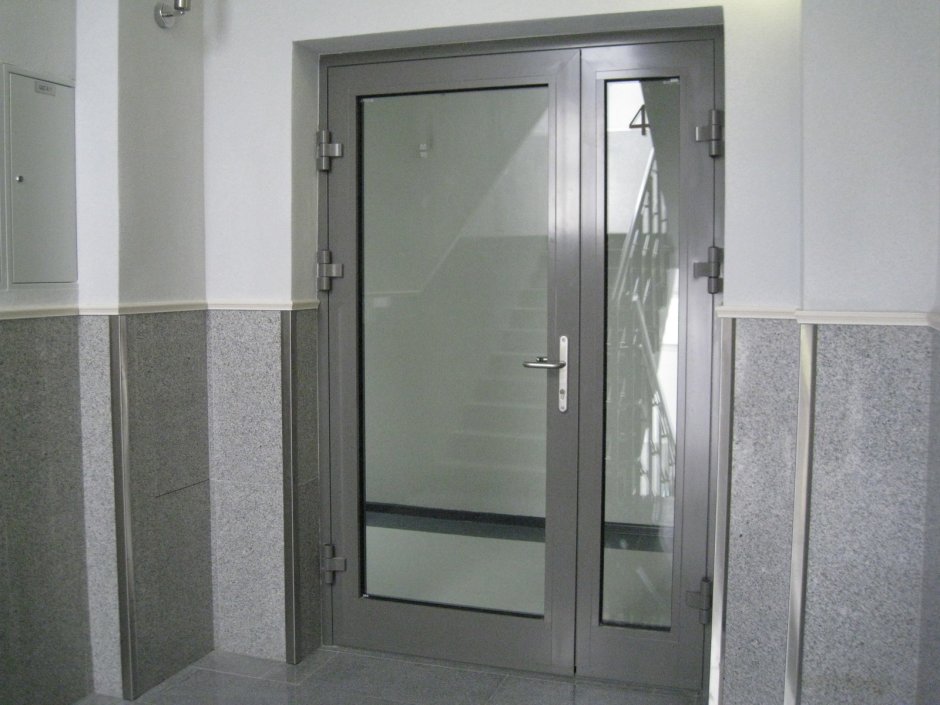 Алюминиевые двери акфа