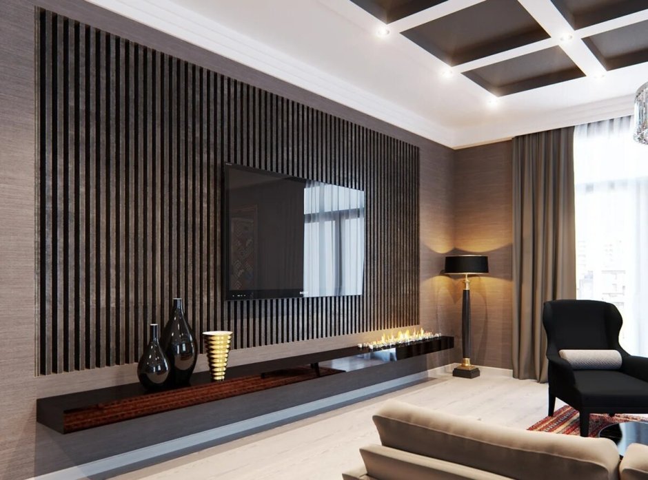 Гостиная с телевизором