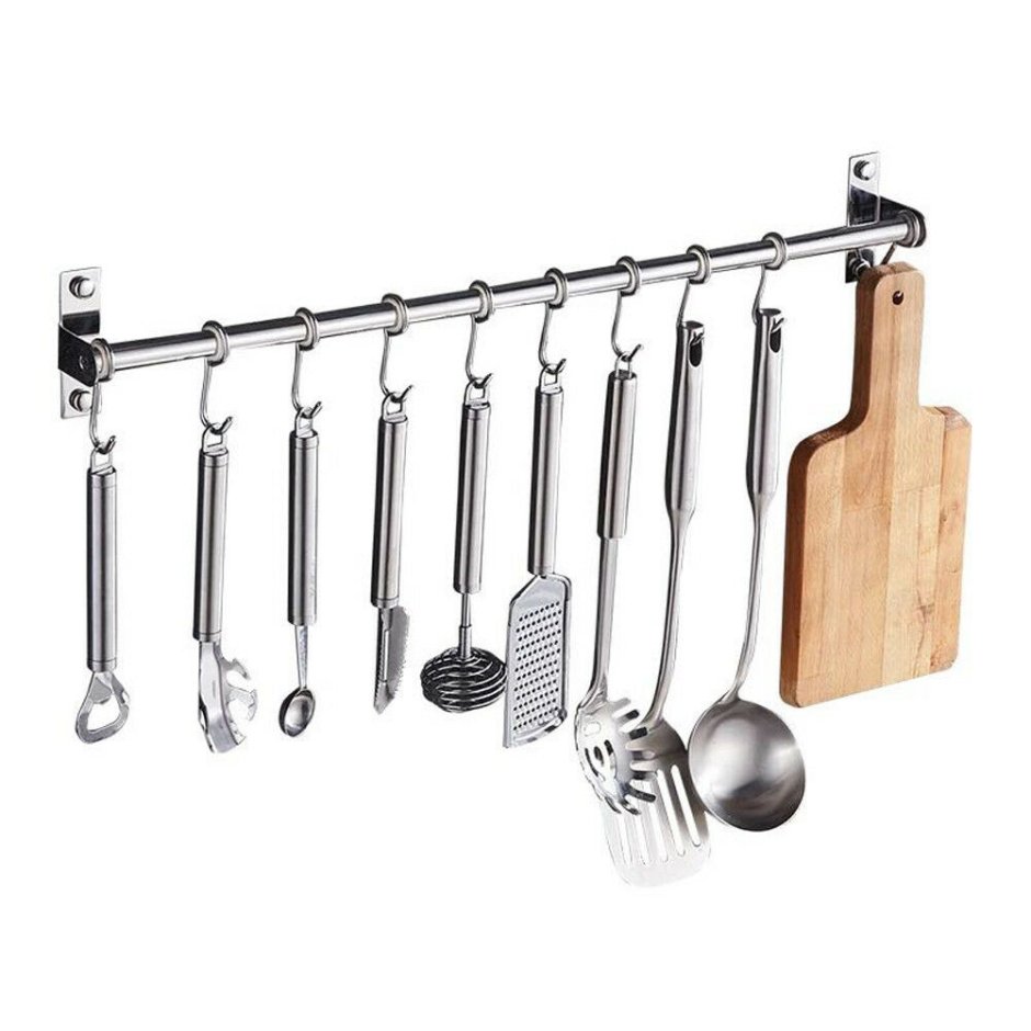 Держатель для кухонных инструментов o'Kitchen с 6 крючками 30x5x2 см