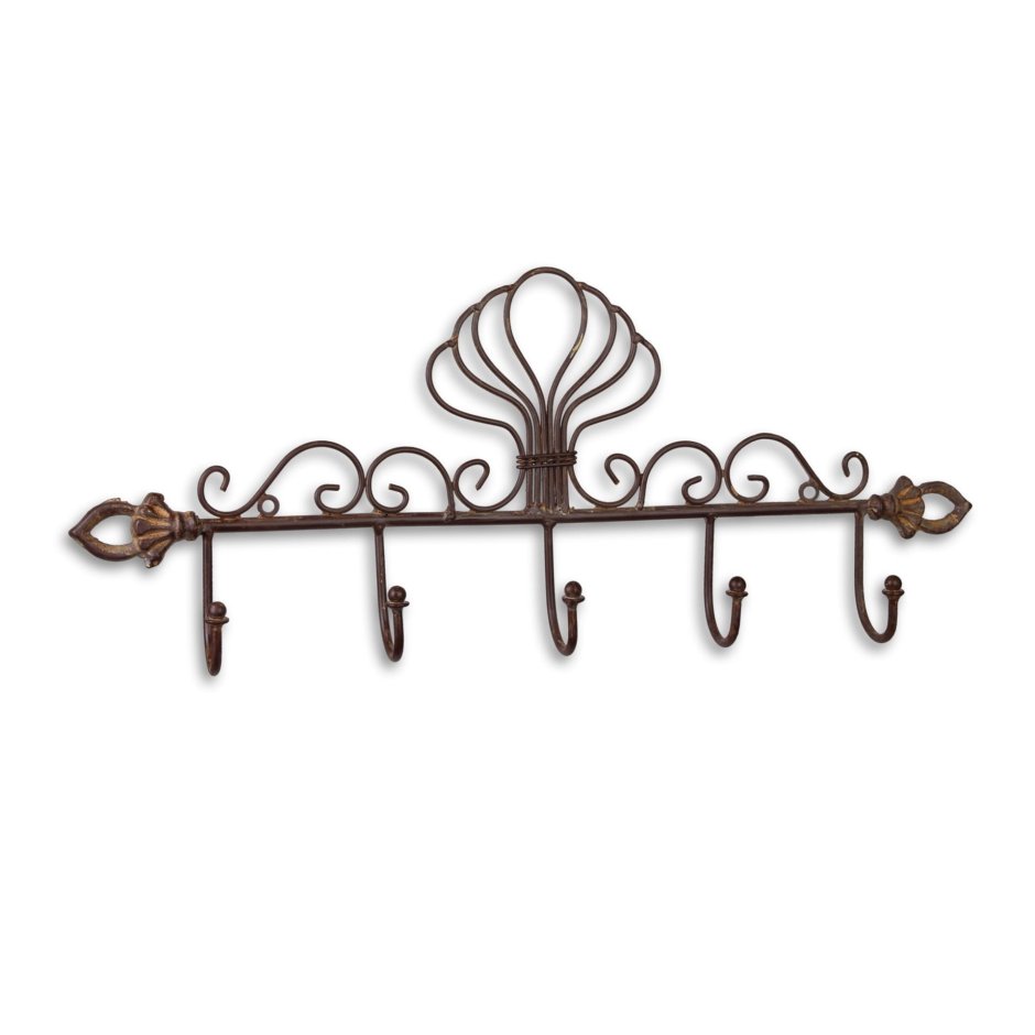 Металлическая вешалка на стену